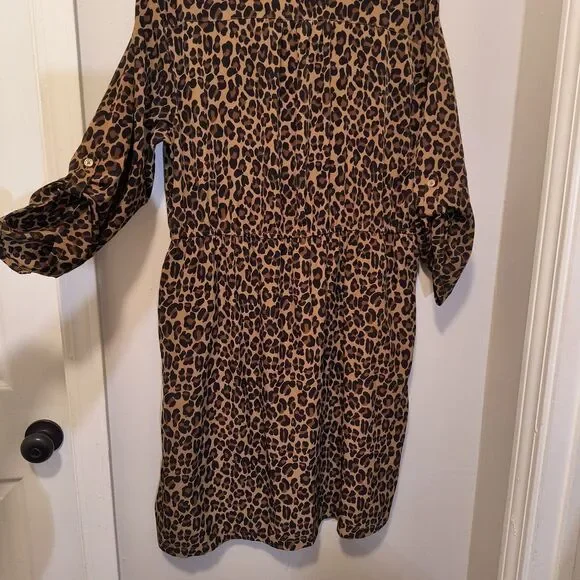 Ladies Leopard Print Dress Old Navy - Picture 6 of 8